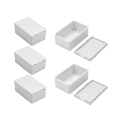 5pcs Electronic Junction Box ABS Plastic Junction Project Box Enclosure Circu...