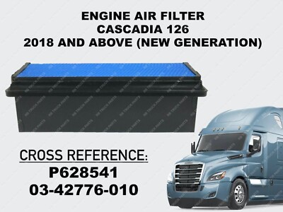 Cascadia 2018 To 2023 Engine Air Filter CROSS 03-42776-010, P628541 | eBay Cascadia 2018 To 2023 Engine Air Filter CROSS 03-42776-010, P628541 | eBay