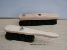HILLBRUSH VERY SOFT PURE BRISTLE PB12 12" BROOM HEAD & PB7 7" HANDBRUSH
