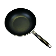 Aluminum Nonstick Frying Pan Wok Skillet Dishwasher Safe, 10-3/8 inch