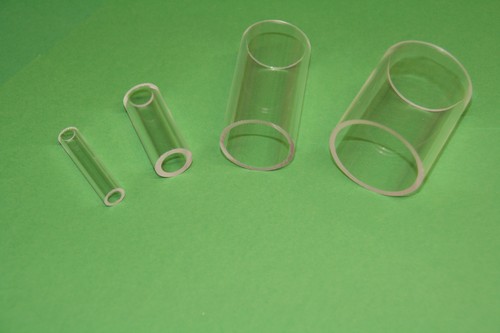 Acrylglas / PLEXIGLAS®, Rohr, transparent farblos, Ø 12/10 mm, Länge wählbar