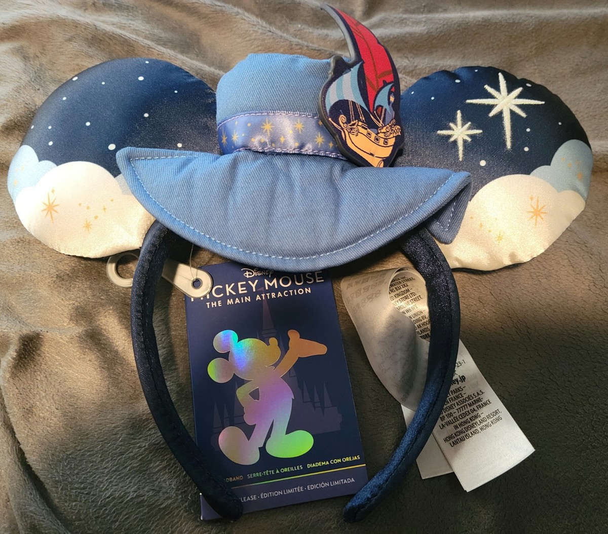 Disney World’s 50th Main Attraction Ears Headband Disney 50th Mickey The Main Attraction Big Thunder Railroad  main image 4
