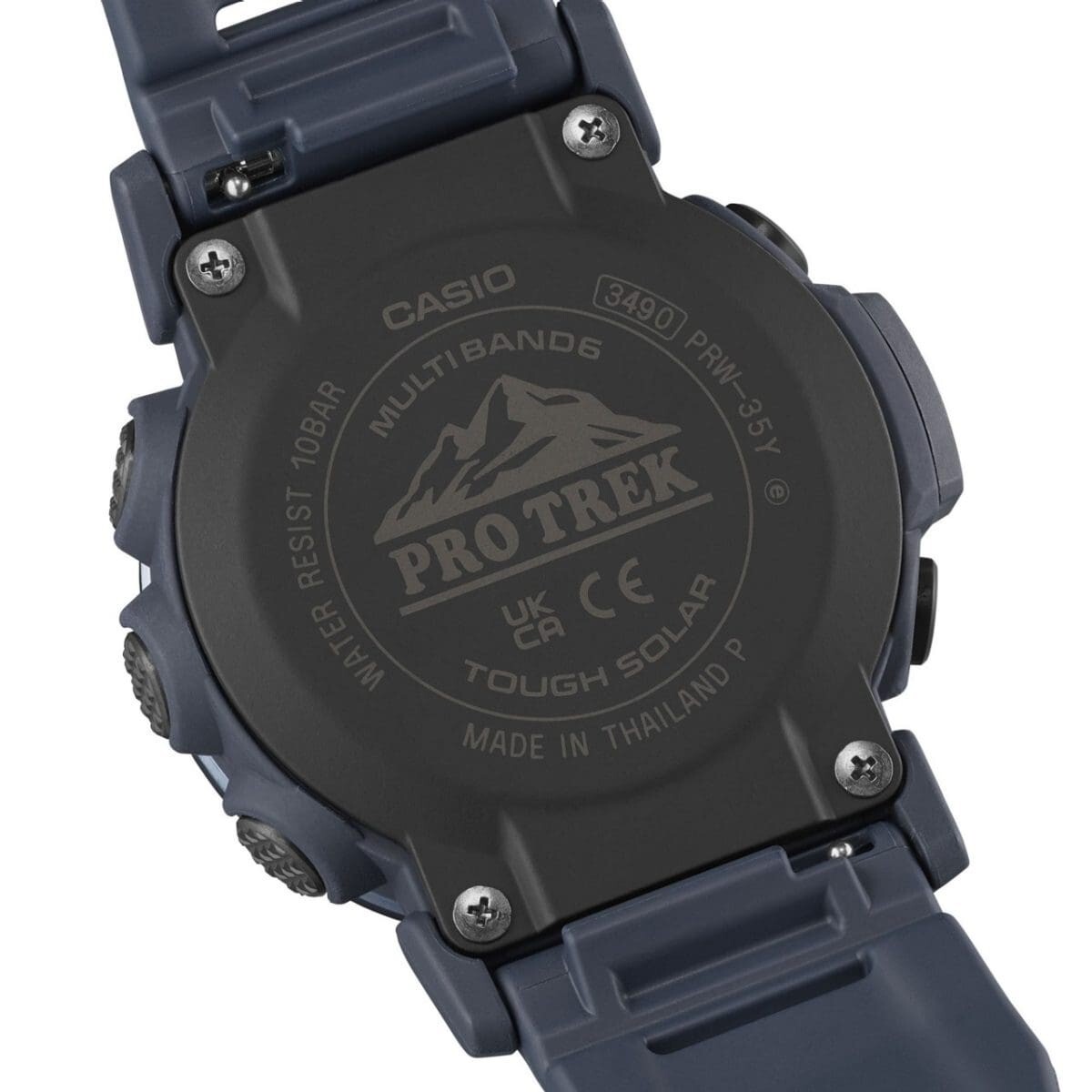 CASIO PRO TREK Mens Watch PRW-35Y-2JF Camp Climbing Hiking NAVY