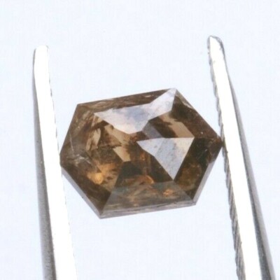 1,20 kt 7,53 mm natürlicher klarer brauner loser Diamant im Rosenschliff W50