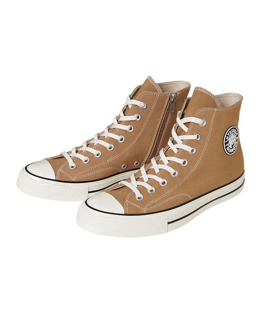 関税込【HYSTERIC GLAMOUR】Side zip high top sneakers ASK availability)HYSTERIC GLAMOUR Side-Zip High-Top Sneakers