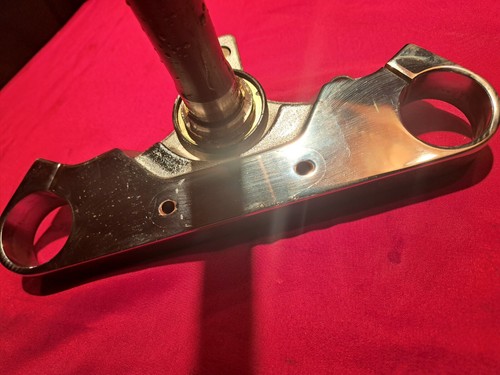 1996 Honda VF 750 VF750 C Magna lower triple tree fork shock clamp stem OEM - Picture 3 of 8