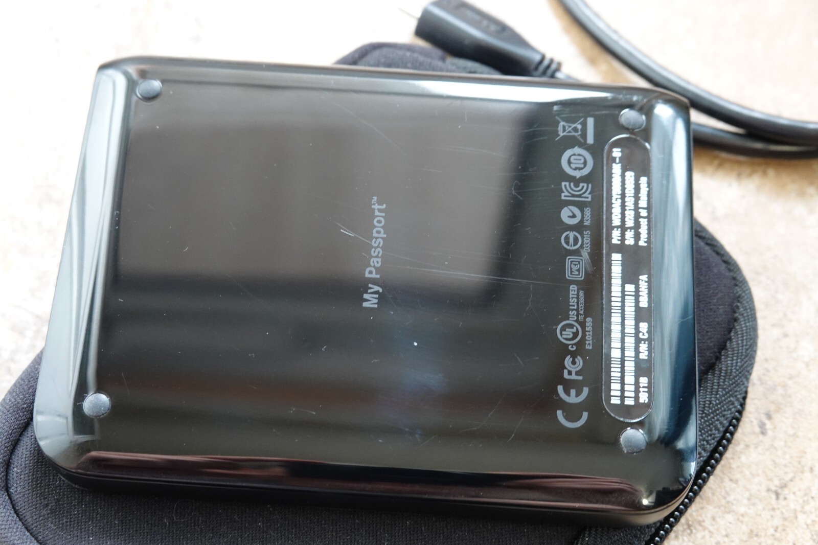 External Hard Drive 500GB WD My Passport Portable 2.5 in USB 3.0 Tested-image