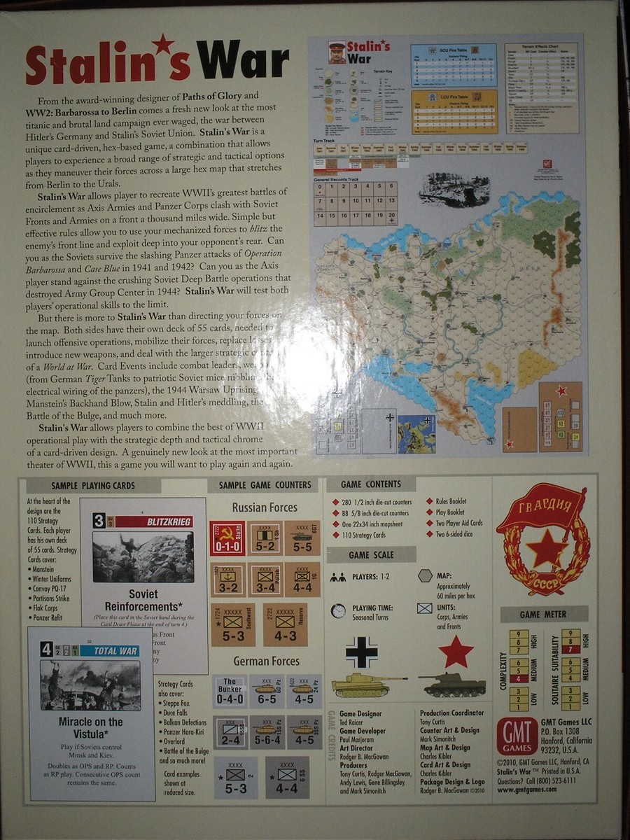 GMT Games - Stalin`s War - Board Game | eBay UK