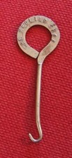 Vintage Metal Advertising Shoe Button Hook Mared "The Reglino Shoe"