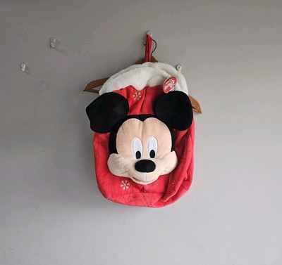 Disney Store Mickey Mouse Weihnachtssack Strumpf mit Original Etikett RAR   