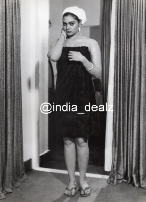Nude Style Bollywood Actress Silk Smitha Photo Black White Photograph 5x7 inch