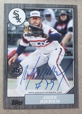 2022 Topps 1987 Design Black Jose Abreu Auto /199 Chicago White Sox Autograph