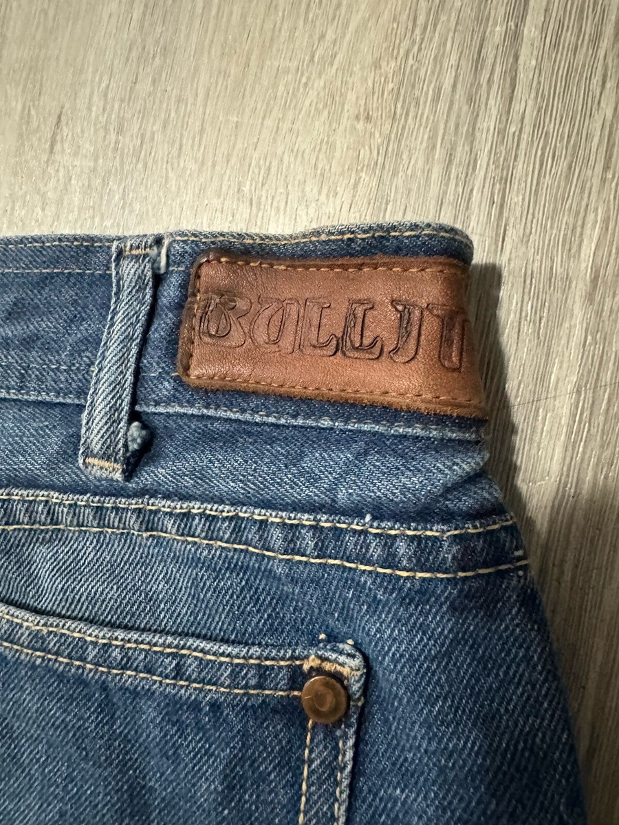 Rare VTG Mens 34x33 St. Leger Bullitt Blue Jeans w/ Elephant Rare VTG Mens 34x33 St. Leger Bullitt Blue Jeans w/ Elephant