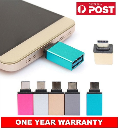 2x Type-C Usb3.1 Male to USB3.0 Female OTG Adapter For Samsung Galaxy Note10 10+ - 第 1/14 張圖片