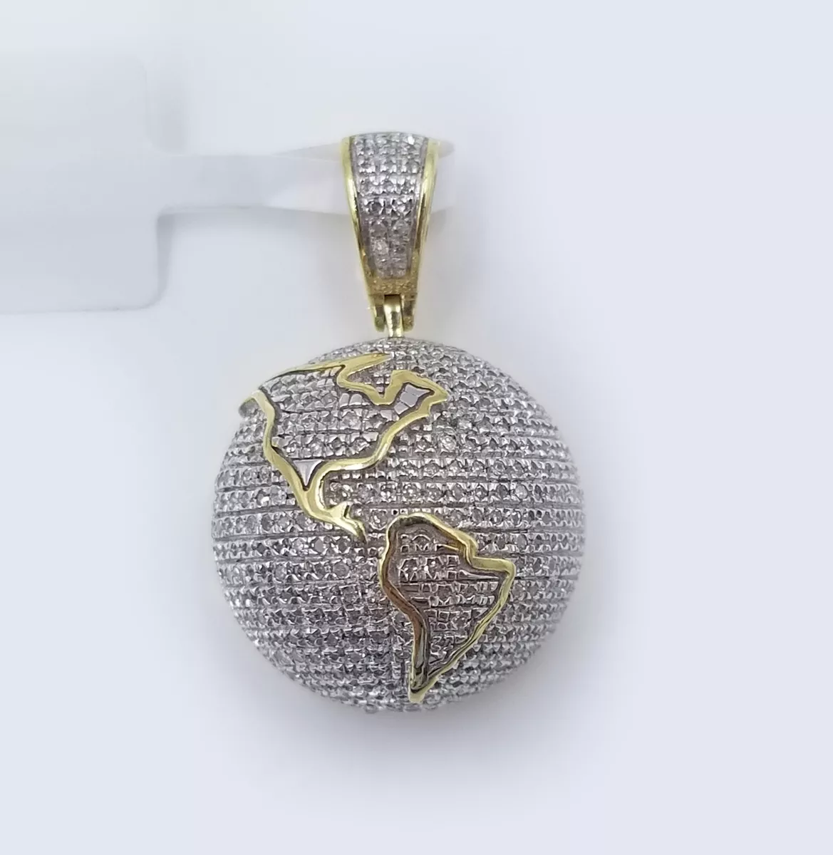 Diamond world pendant deals