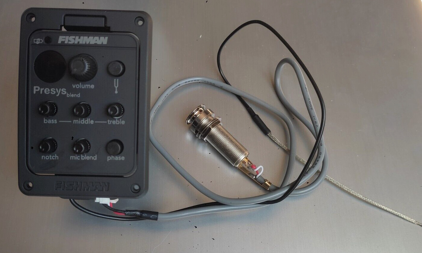 Pré-ampli Fishman 301 Presys+ v6 OEM pour guitare acoustique