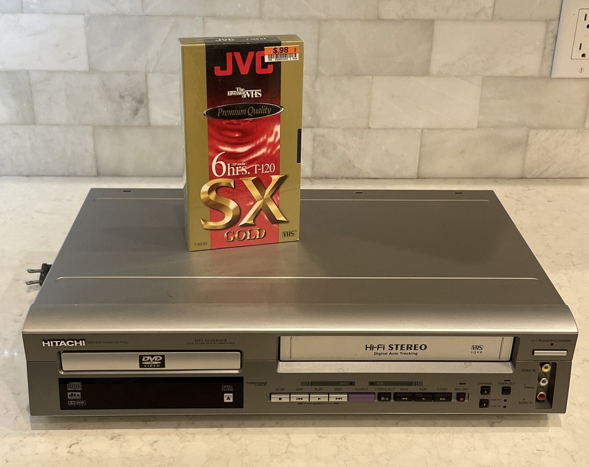 Hitachi DVD/VCR Combo # DV-PF2U Hi-Fi VHS Player Recorder