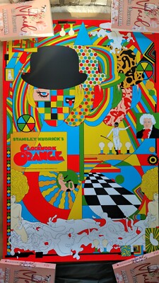 A Clockwork Orange Sharm Murugiah Mondo Screen Print Poster Numbered OOP 235/250