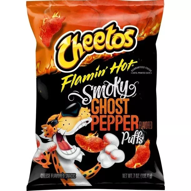 Cheetos Crunchy XXTRA FLAMIN' HOT Cheese Snack Chips 8.5 Oz (4 Bags) 2023+