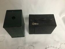 Vintage Box Cameras, Green Afga Ansco, Black Cartridge Hawkeye