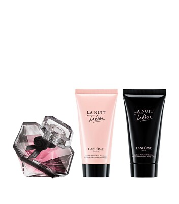 La Nuit Tresor by Lancome 3 PC Set - 1.7 fl oz+1.7 Body Lotion+1.7