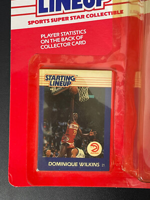 NEW 1988 Dominique Wilkins Rookie Starting Lineup Action Figure