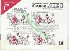Vintage Canon AE-1 Manual Part I