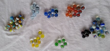 Lot of 75 Antique Vintage Marbles Opaque Swirl Shooter Akro Agate Marble King