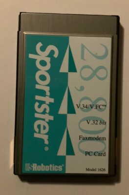 USRobotics Sportster V.34 28.800 PCMCIA Modell nur mit XJACK MODEM