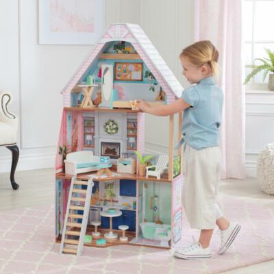 kidkraft wooden dollhouse