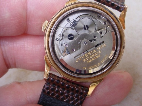 Rare Vintage 18K Pink Gold Juvenia Automatic - Picture 15 of 15