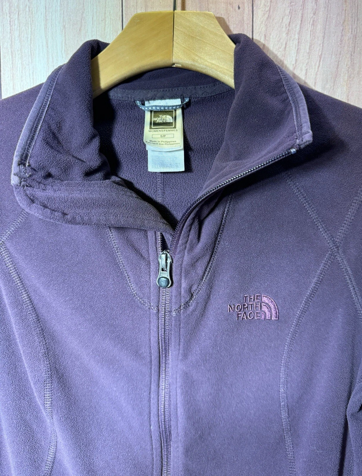 north-face fleece layer full zip tka 100 jacket