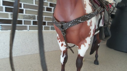 Ooak Cm Traditional Breyer Western Saddle Set & Vintage Breyer Saddle Set - Picture 4 of 24