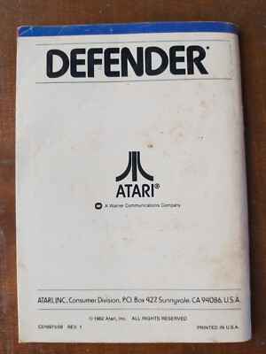 Atari 2600 - Defender II - Williams Arcade New NOS Sealed - WATA Graded - 8.5 A