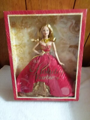 #3790 NIB Mattel 2014 Holiday Barbie Collector Doll