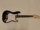 ROBB FLYNN MACHINE HEAD SIGNED BLACK ELECTRIC GUITAR PROOF JSA COA — photo 1