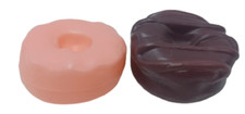 Play Food Vintage Strawberry  Chocolate Donut