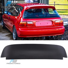 Fit 92-95 Honda Civic Eg Eh Hatchback Duckbill Style Window Roof Spoiler Wing