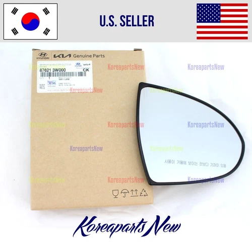 Mirror GLASS + Holder Right PASSENGER side + HTD ⭐OEM⭐ Kia Sportage 2011-2016