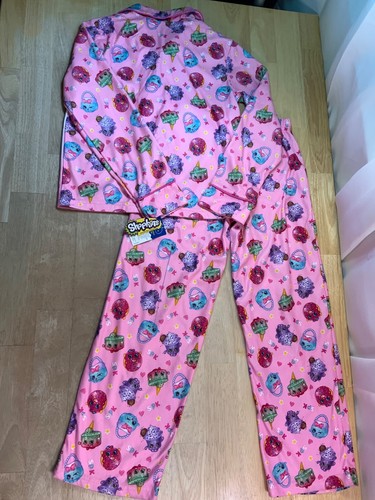 New Girl's Shopkins PJ Set Sz 10 ---VERY CUTE & COLORFUL!!* - Picture 3 of 4