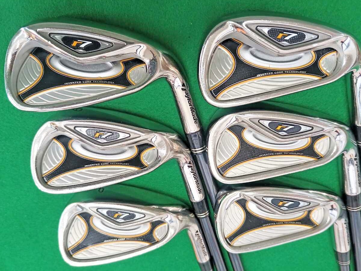 TaylorMade r7 アイアン　6本　5〜9 P REAX フレックスR TaylorMade r7 アイアン 6本 5〜9 P REAX フレックスR