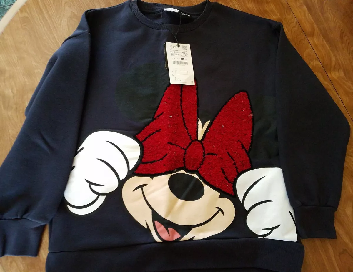 Zara minnie store mouse sweatshirt
