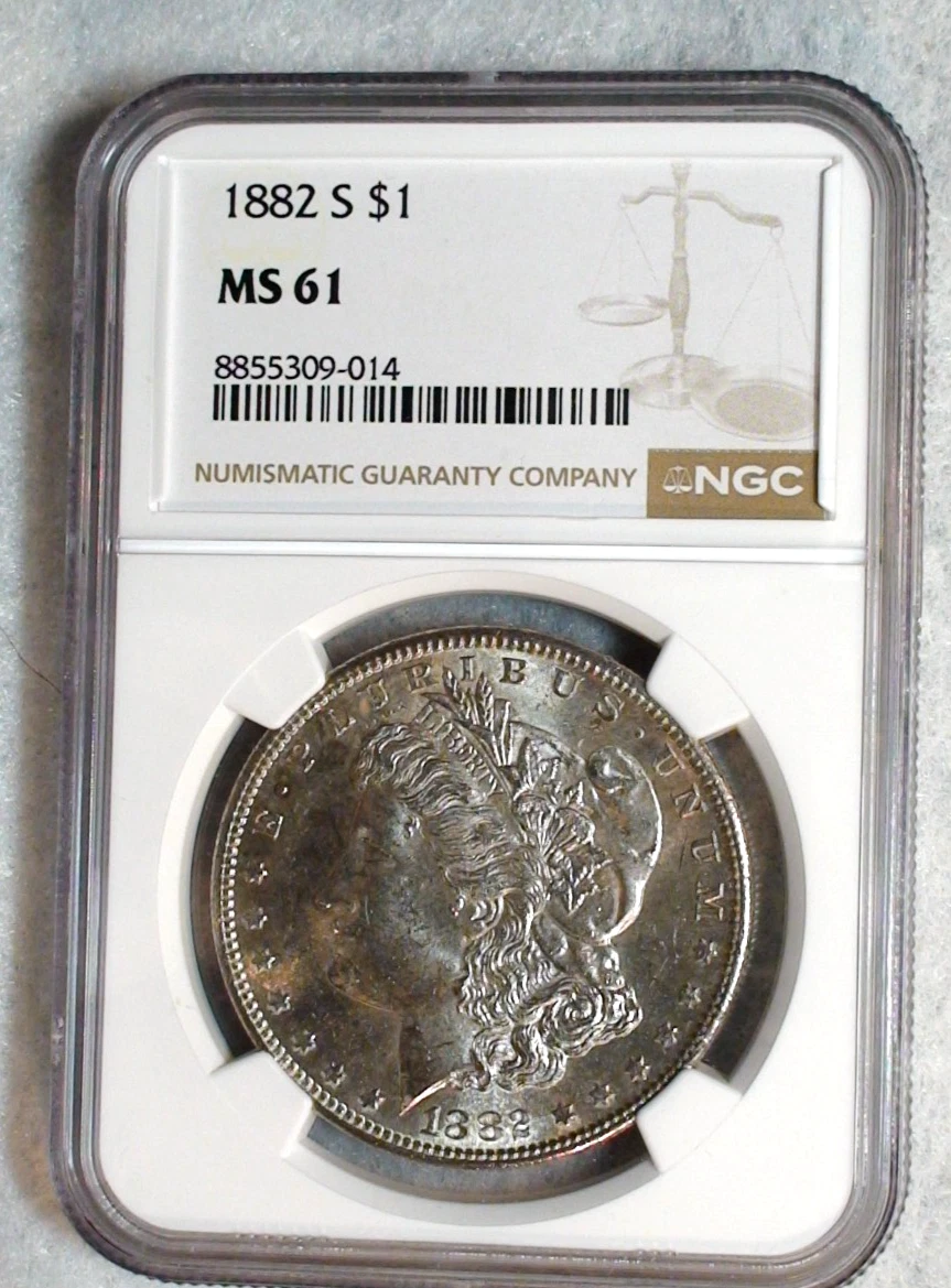 MS 61 Graded 1882 Year Morgan US Dollars (1878-1921) for sale | eBay