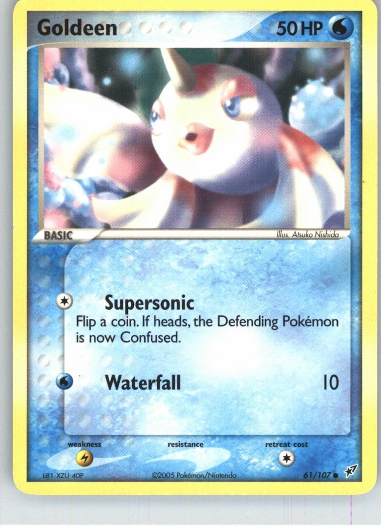Goldeen 61/107 Common Deoxys Pokemon Lightly Played