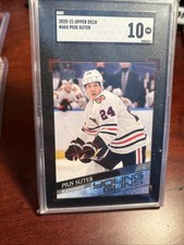 2020-21 Upper Deck Series 2 Pius Suter Young Guns SGC 10 Gem Mint Rookie Card. rookie card picture