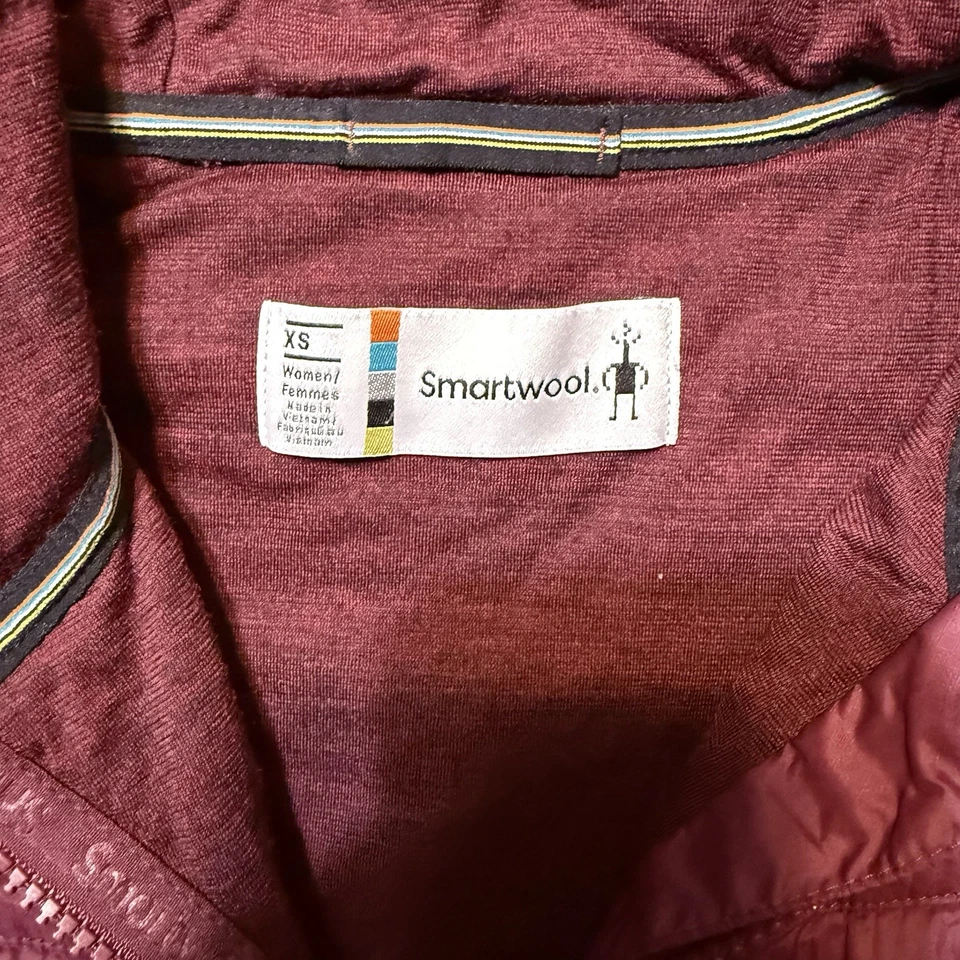 Smartwool Smartloft 60 Hoodie Vest Women's Size XS Full Zip Quilt - Image 2 of 4