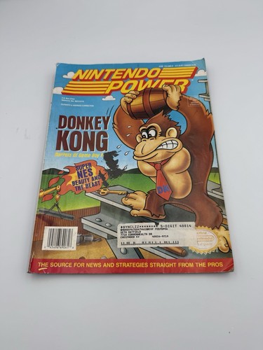 Vintage Nintendo Power Magazine Vol. 61 June 1994 Donkey Kong + Poster & Cards
