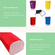 Sacs De Filtration De 5 Gallons Avec Écran De Pression Et Sac De Rangement