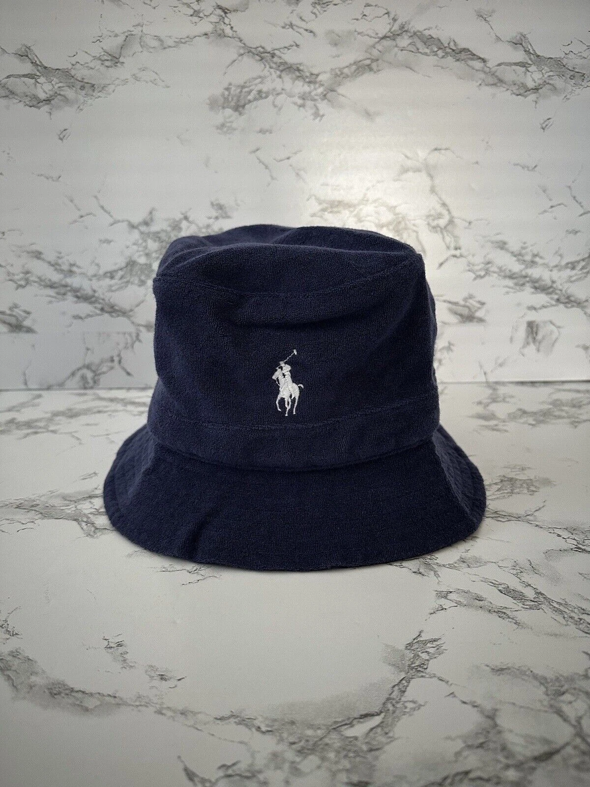 Polo Ralph Lauren - Men's Cotton Cloth Bucket Hat, Navy, Size XL