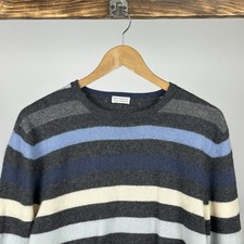 Mens Brunello Cucinelli Wool/Cashmere Striped...